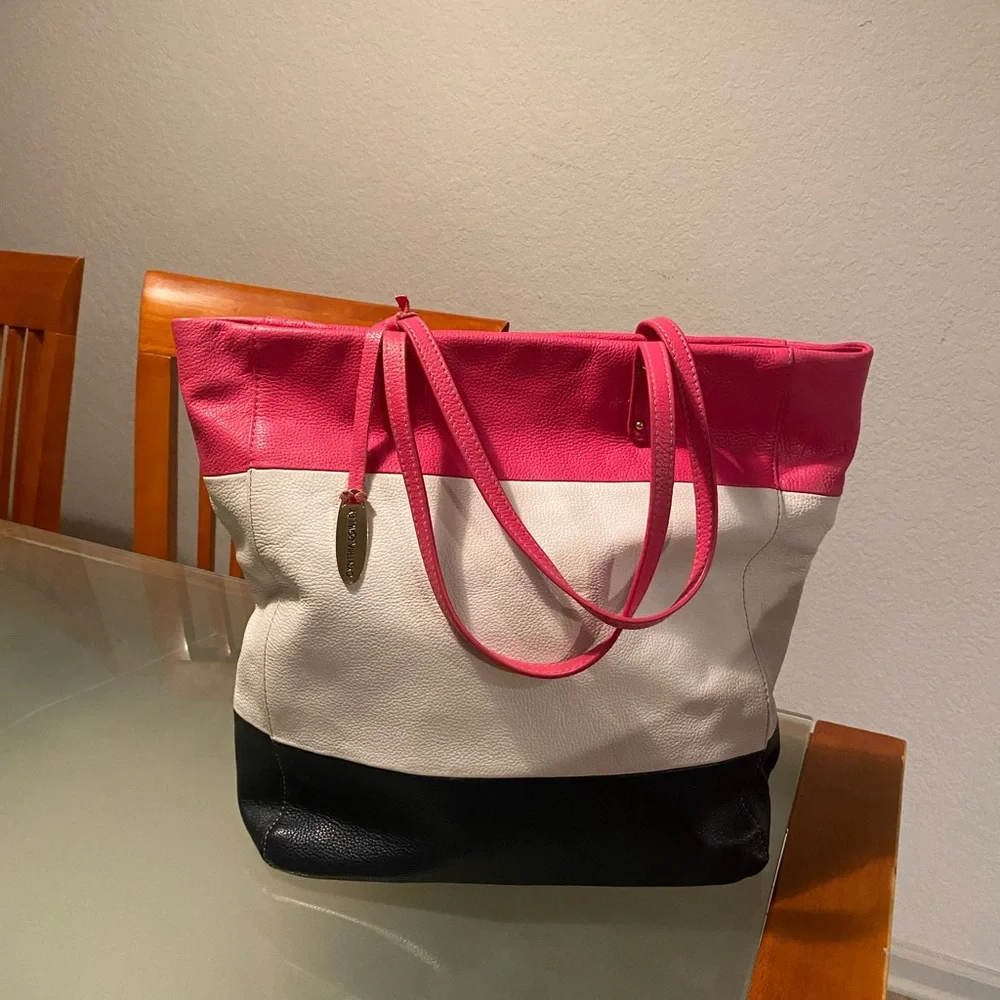 Cynthia Rowley leather shopper/tote - Picture 2 of 15